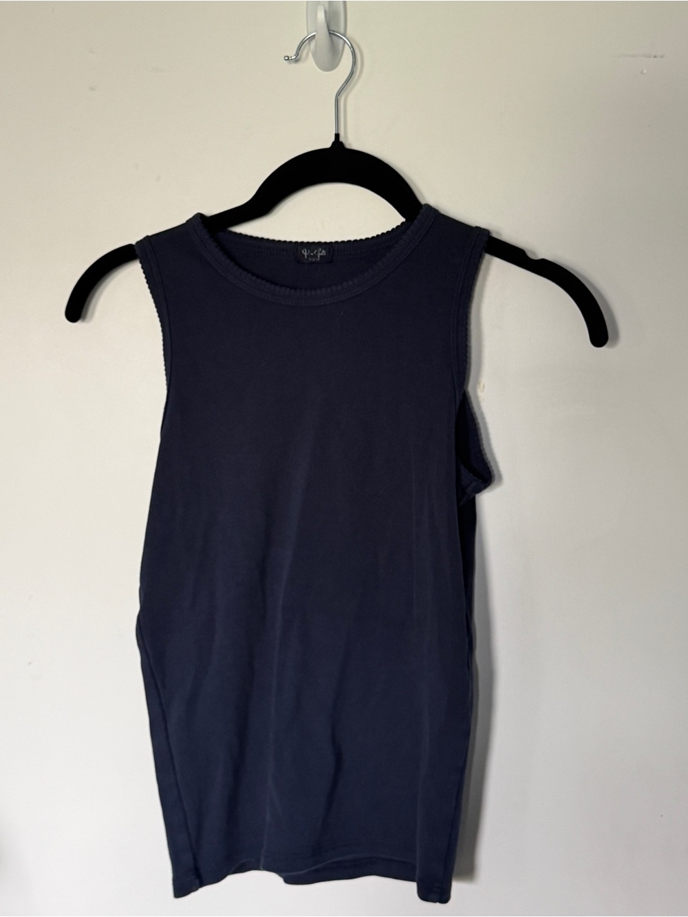 Sleeveless Navy Tank Top